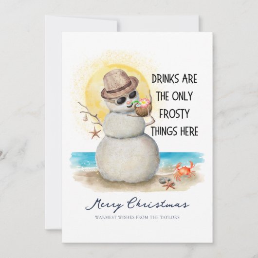 Beach Sandman Frosty Drinks Weihnachten (Vorderseite)