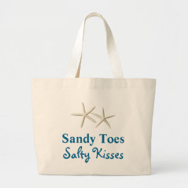 Beach Sandy Toes Salty Kisses Tasche