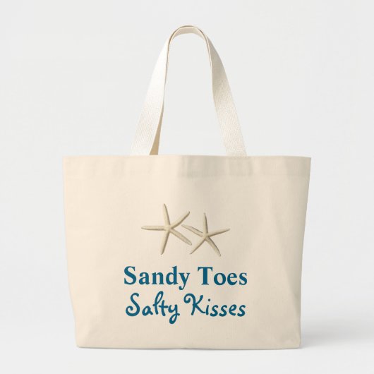 Beach Sandy Toes Salty Kisses Tasche (Vorne)