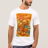 Beach Santa Gay T-Shirt | Gay Shirt for Men | LGBT (Vorderseite)