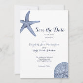 Beach Save the Date Watercolor Card Einladung (Vorderseite)