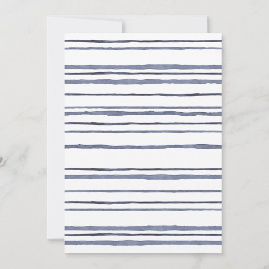 Beach Save the Date Watercolor Card Einladung (Rückseite)