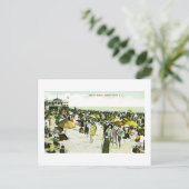 Beach Scene, Asbury Park, New Jersey Postkarte (Stehend Vorderseite)