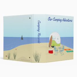 Beach Scene Camping Adventures 5,1 Cm Ordner