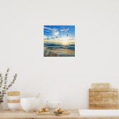 Beach Scene Custom Poster (Küche)
