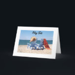 BEACH SCENE-FAVORITE SISTER'S BIRTHDAY KARTE<br><div class="desc">BEACH SCENE - TO MY FAVORITE SIS ON HER BIRTHDAY</div>