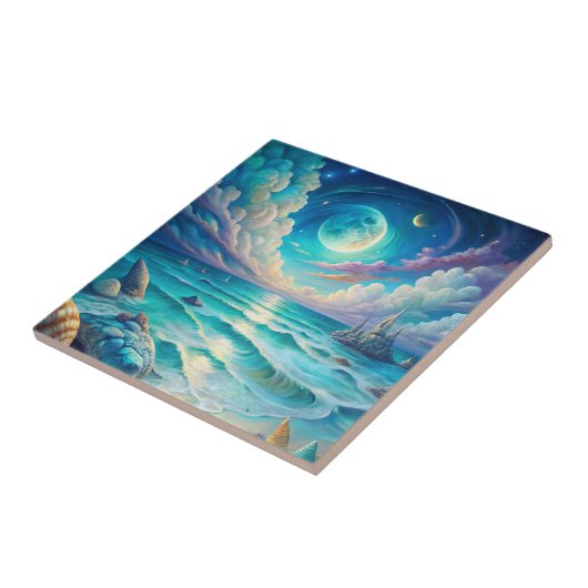 Beach Scene Fliese (Seite)