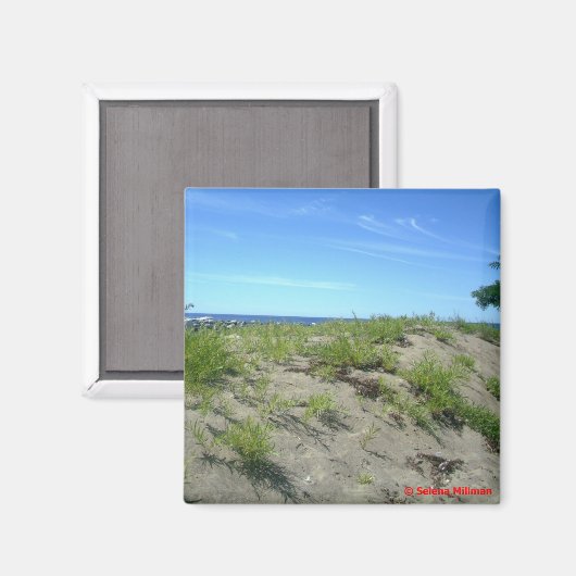 Beach Scene Foto Magnet (Vorderseite/Rückseite)