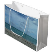BEACH SCENE GROßE GESCHENKTÜTE (Vorderseite Schrägansicht)
