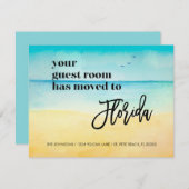 Beach Scene Guest Room nach Florida übersiedelt Ne Ankündigung (Vorne/Hinten)