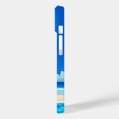 Beach Scene Hinter Wolken Telefon Case-Mate iPhone Hülle (Rückseite / Links)