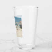 Beach Scene (Holiday at Mentone) (australische Kun Glas (Links)