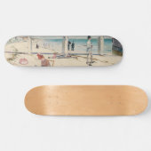 Beach Scene (Holiday at Mentone) (australische Kun Skateboard (Horizontal)