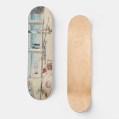 Beach Scene (Holiday at Mentone) (australische Kun Skateboard (Vorderseite)