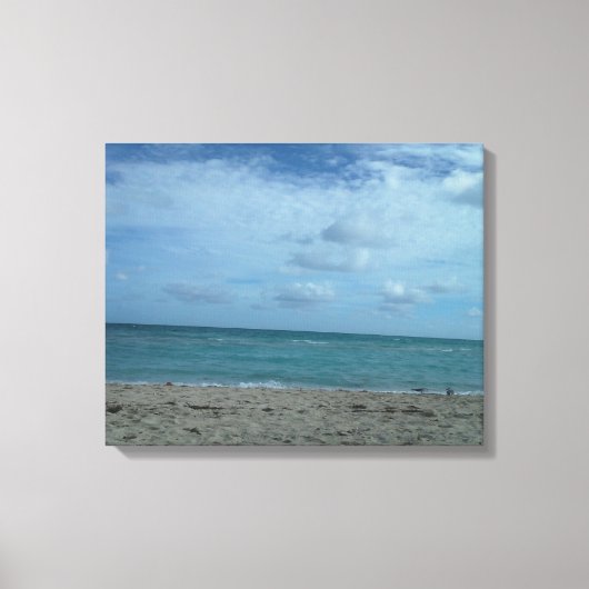 BEACH SCENE LEINWANDDRUCK (Vorderseite)