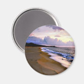 Beach Scene Magnet Gastgeschenk Hochzeit (Vorderseite/Rückseite)