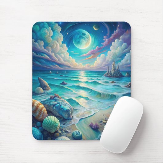 Beach Scene Mousepad (Mit Mouse)