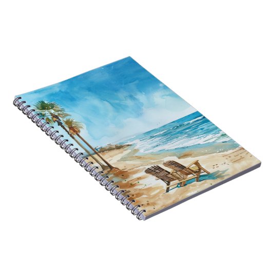 Beach Scene Notizblock (Rechte Seite)