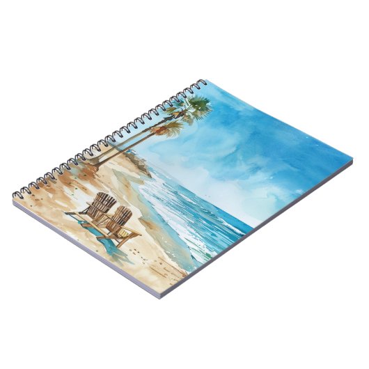 Beach Scene Notizblock (Linke Seite)