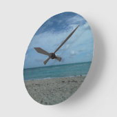 BEACH SCENE RUNDE WANDUHR (Winkel)