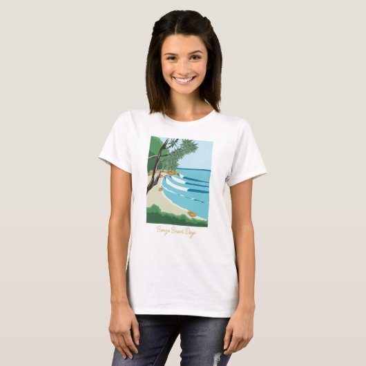 Beach Scene T - Shirt (Vorne ganz)