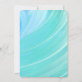 Beach Scene Überraschung Party Custom Age Einladun Einladung (Rückseite)