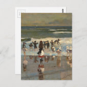 Beach Scene - Winslow Homer Postkarte (Vorne/Hinten)