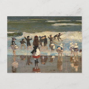 Beach Scene - Winslow Homer Postkarte