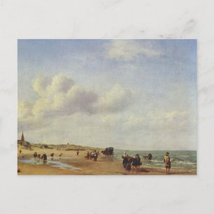 Beach Scheveningen Holland Velde Postkarte