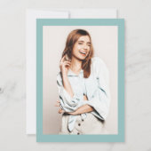 Beach Scuba tauchen Wasserfarbenleben Meer Leben S Einladung (Rückseite)