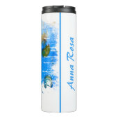 *~* Beach Sea Künstlerische Gelee Fische  Thermosbecher (Rückseite)