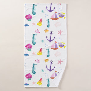 Beach Sea Side Summer Fun Novelty Badehandtuch