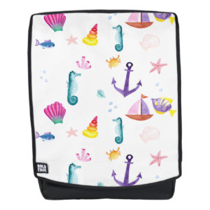 Beach Sea Side Summer Fun Novelty Rucksack
