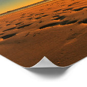 Beach Sea Sunset Sonntag Sonntag Sand Poster (Ecke)