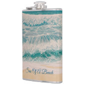 Beach Sea Surf Sonne eines Strandes Flachmann (Links)