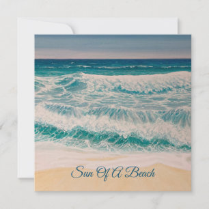 Beach Sea Surf Sonne eines Strandes Karte