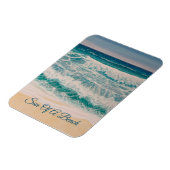 Beach Sea Surf Sonne eines Strandes Magnet (Linke Seite)