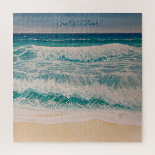 Beach Sea Surf Sonne eines Strandes Puzzle