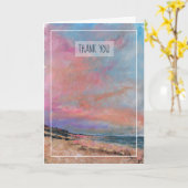 Beach Seascape Fine Art Beach Karte (Gelbe Blume)