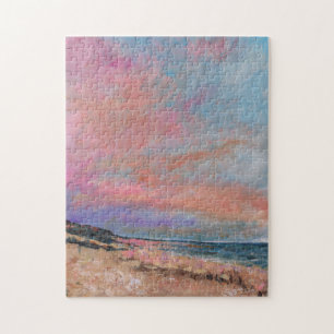 Beach Seascape Fine Art Beach Malerei Puzzle