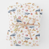Beach Seashell Birthday Geschenkpapier Set (Beispiel)