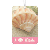 Beach Seashell Florida Air Freshener Autolufterfrischer (Rückseite)