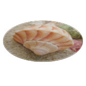 Beach Seashell Foto Coastal Schneidebrett (Ecke)