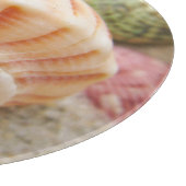 Beach Seashell Foto Coastal Schneidebrett (Ecke)