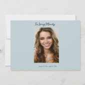 Beach Seashell Foto Feier des Lebens Dankeskarte (Rückseite)