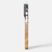 Beach Seashell Foto Monogram Name Script Modern Case-Mate iPhone Hülle (Rückseite / Links)