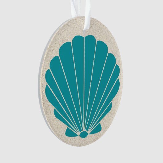 Beach Seashell Ornament (Vorderseite)