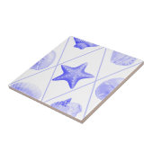 Beach Seashell Pattern Fliese (Seite)