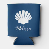 Beach Seashell Pool Name Dosenkühler (Vorderseite)