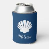 Beach Seashell Pool Name Dosenkühler (Kanne Rückseite)